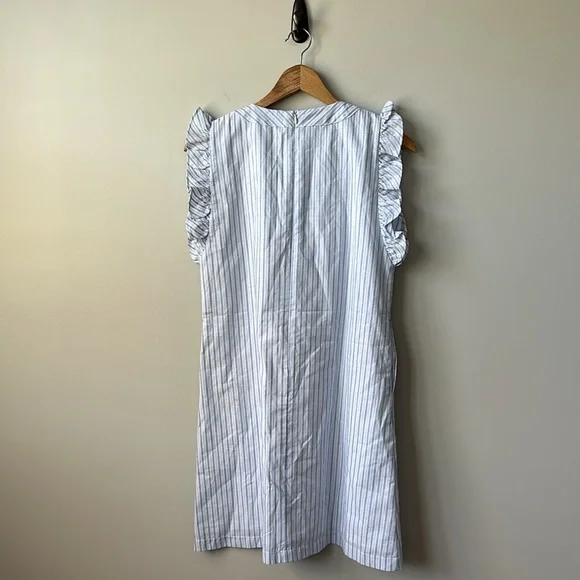 Women’s Bella Bliss Ruffle Sleeve Linen Blend Shift Dress S - Picture 10 of 10